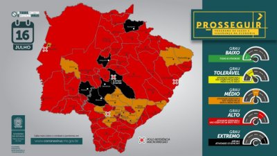 Mapa Situacional por Municpios da 28 Semana Epidemiolgica