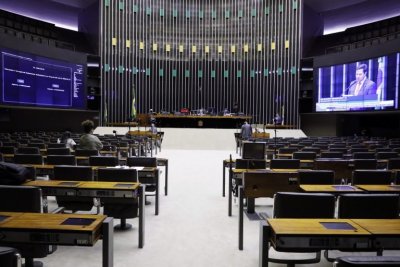 Plenrio da Cmara nesta tera-feira (21). (Foto: Najara Arajo/ Cmara dos Deputados/ Reproduo AgnciaBrasil)