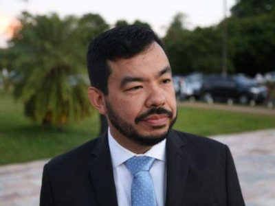 Deputado federal Loester Carlos (PSL), em evento em Campo Grande (Foto: Arquivo)