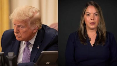 Ex-funcionria da Casa Branca revelou apoio a Joe Biden Imagem: Reproduo