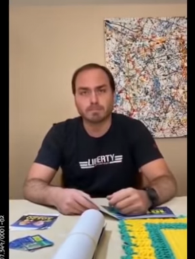 Carlos Bolsonaro Imagem: Reproduo de vdeo