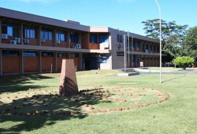 Bloco da unidade da Uems em Dourados. (Foto: Divulgao/Uems)