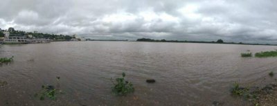 Rio Paraguai, em Ladrio. (Foto: Anderson Gallo/Dirio Corumbaense)