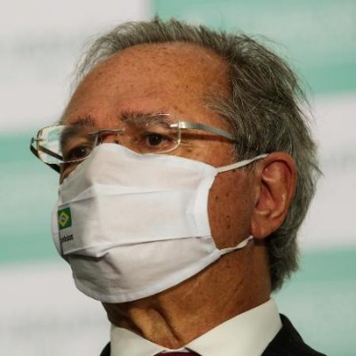 8.fev.2021 - O ministro da Economia, Paulo Guedes, aps reunio com o presidente da Cmara, deputado Arthur Lira (PP-AL) Imagem: Wallace Martins/Futura Press/Estado Contedo