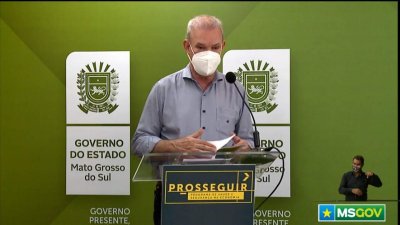 Secretrio estadual de Sade, Geraldo Resende, recomendou insero de novo grupo prioritrio durante coletiva hoje (Foto: Reproduo)